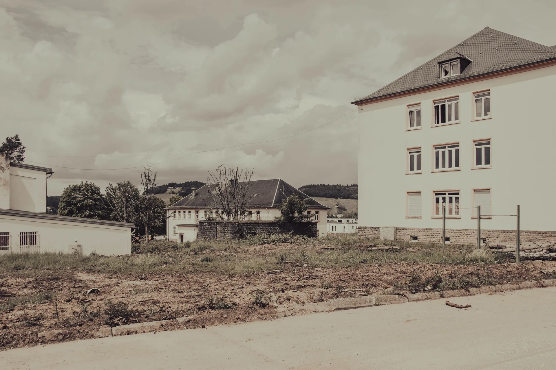 Ehemaliges Kasernenareal Am Südtor in Saarburg-Beurig vor dem Umbau